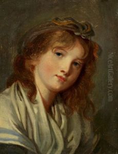 Bildnis Einer Jungen Frau by Jean Baptiste Greuze