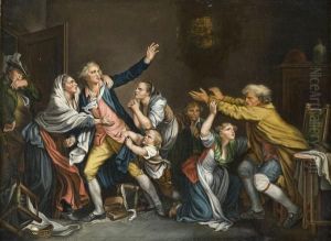 La Maledizione Paterna by Jean Baptiste Greuze