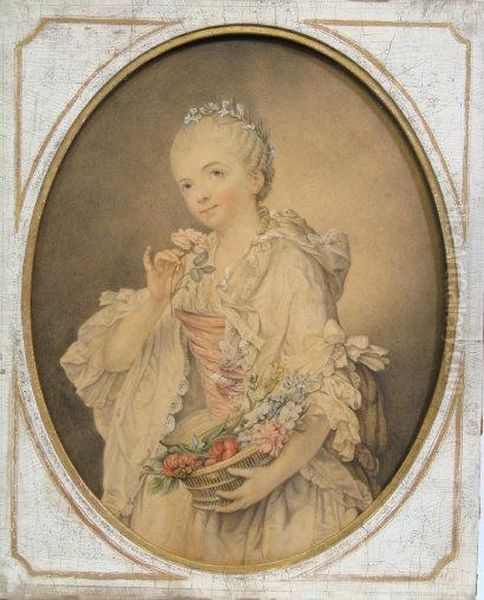 Portrait Of Madelaine Barbarie De Courteille Born 1741 - view 1