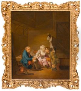 Interior by Jean Baptiste Greuze