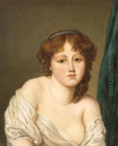 Portrait Of A Girl In A White Robe