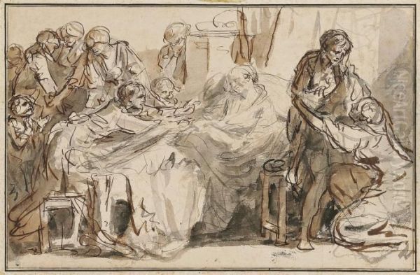 The Death Of A Patriarch Mourned By His Family - view 1
