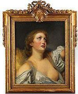Bildnis Eines Jungen Madchens by Jean Baptiste Greuze