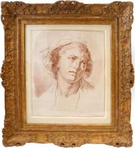 Tete De Femme by Jean Baptiste Greuze
