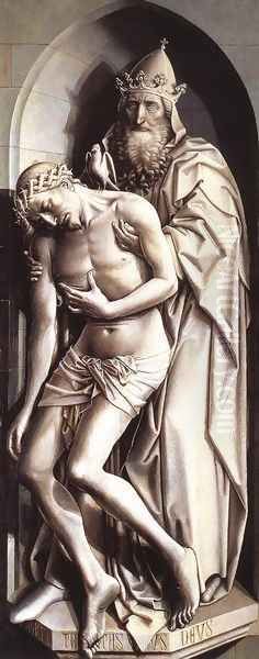 The Holy Trinity c. 1410 by Robert Campin