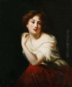 Portrait Of A Young Woman by Jean Baptiste Greuze