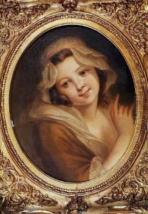 Study Of A Young Girl by Jean Baptiste Greuze