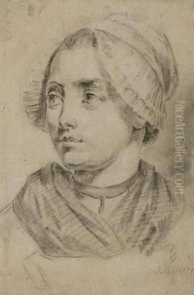 Portrait Of A Young Girl With Bonnet. - view 1