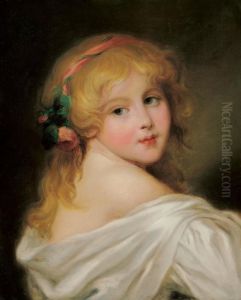 Bildnis Eines Madchens. by Jean Baptiste Greuze