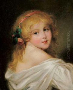 Bildnis Eines Madchens by Jean Baptiste Greuze