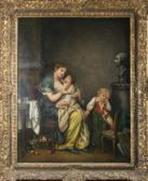 Babtiste Interior Med Moder Och Barn - view 1
