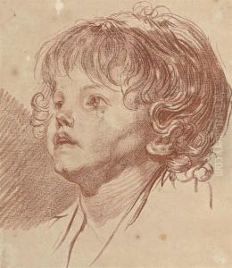 Portrait Of A Young Boy by Jean Baptiste Greuze