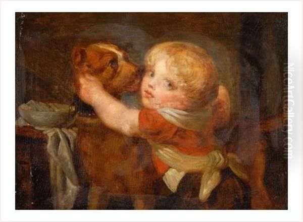 Jeune Garcon Et Son Chien - view 1
