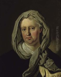 Portrait Of Vittoria Francesca by Jean Baptiste Greuze