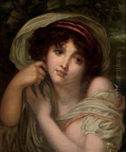 Portrait Of A Young Lady by Jean Baptiste Greuze