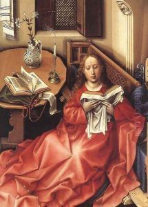 Mérode Altarpiece (detail 2) c. 1427 by Robert Campin