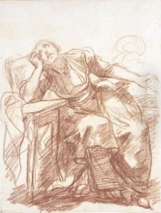 Despairing Woman by Jean Baptiste Greuze