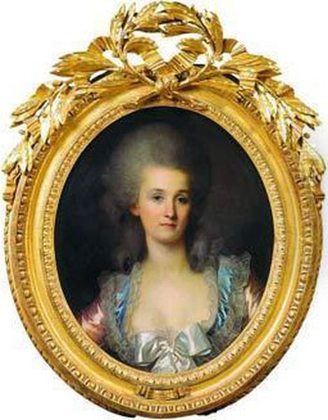 Portrait De Jeune Femme Au Noeud De Satin Blanc - view 1
