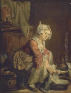 La Blanchisseuse by Jean Baptiste Greuze