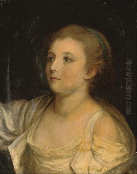 A Girl, Bust-length - view 1