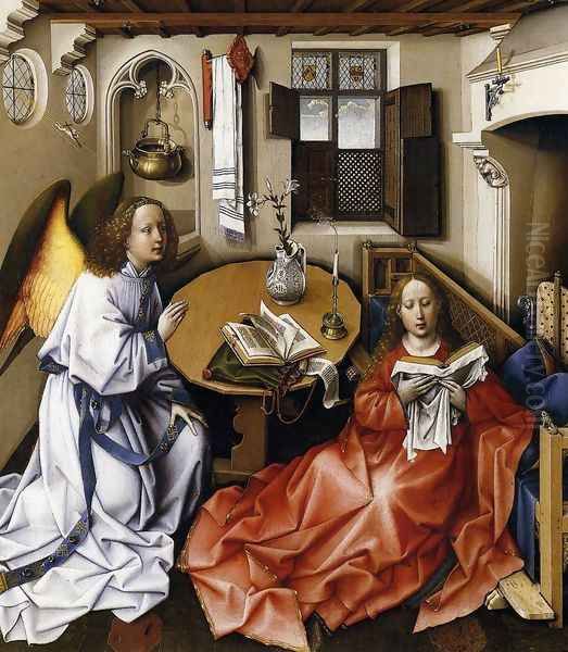 Mérode Altarpiece (detail 1) c. 1427 - view 1