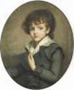 Portrait De Jeune Garcon by Jean Baptiste Greuze
