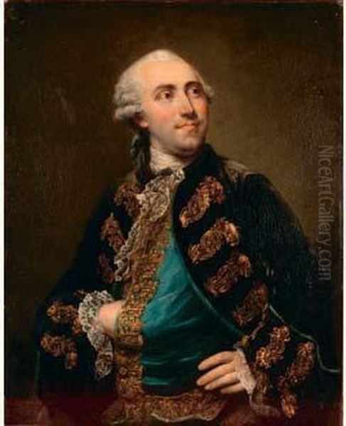 Portrait De Cesar Gabriel, Duc De Choiseul Praslin - view 1