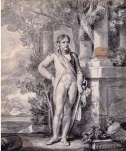 Bonaparte Premier Consul, Debout Pres D'une Colonnade
