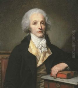 Portrait Of Nicolas-pierre-baptiste Anselme by Jean Baptiste Greuze