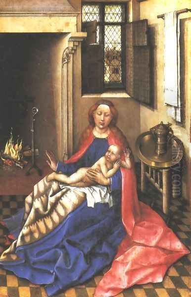 Virgin and Child Before a Firescreen - view 1