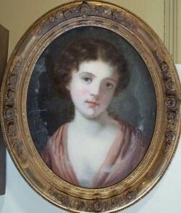 Portrait Study Of A Young Girl by Jean Baptiste Greuze