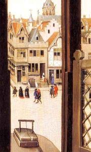 Merode Altarpiece (detail) 6 by Robert Campin