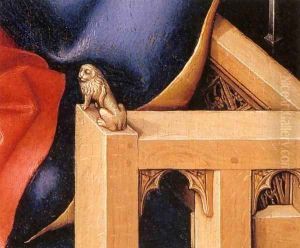 Merode Altarpiece (detail) 3 by Robert Campin