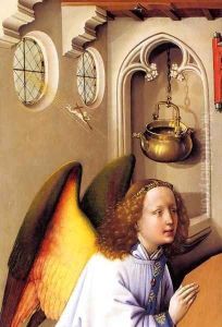 Merode Altarpiece (detail)