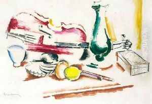 Still Life with a Violin and Bow (Nature morte au violon et archet)