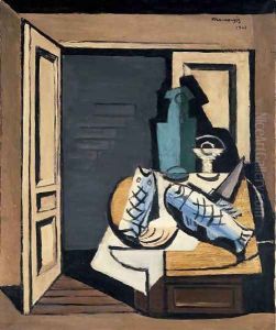 The Open Door by Louis Marcoussis (Ludwik Markus)