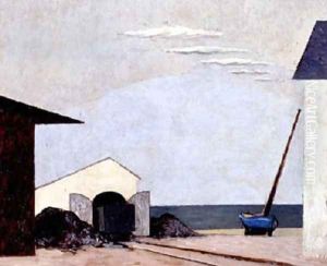 Station of Kerity by Louis Marcoussis (Ludwik Markus)