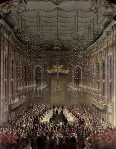 Banquet in the Redoutensaal Vienna 1760 2