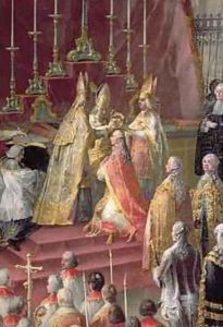 The Coronation of Joseph II 1741-90 as Emperor of Germany in Frankfurt Cathedral 1764