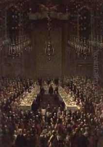 Banquet in the Redoutensaal Vienna 1760