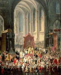 The Coronation of Joseph II 1741-90 as Emperor of Germany in Frankfurt Cathedral 1764 2