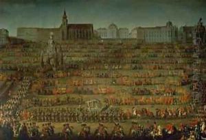 The Arrival of Isabella of Parma on the occasion of her wedding to Joseph II 1760