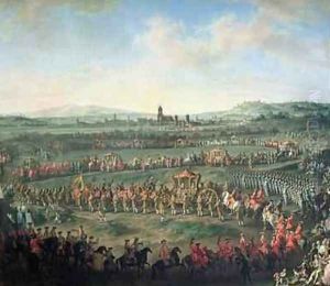 The Entrance of Emperor Francis I 1708-65 into Frankfurt