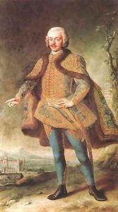 Portrait of Denes Banffy mid 18th century