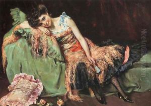 A Spanish Beauty by Maximino Pena Munoz