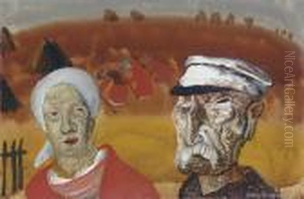 Workers In The Fields - view 1