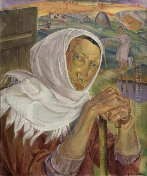 Portrait Of A Peasant Woman - view 1