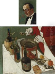 Preparing Crepes by Boris Dmitrievich Grigoriev