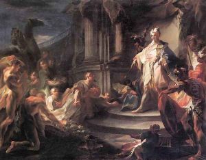 Joseph and his Brothers 1745-50 by Franz Anton Maulbertsch