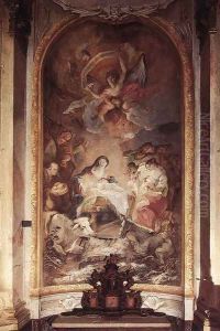 Adoration of the Shepherds 1758 by Franz Anton Maulbertsch